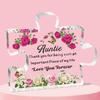 Transfronterizo Nuevo Día de San Valentín Acrílico Transparente Curva Regalo Día de la Madre para Amigos Decoraciones de Escritorio