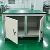 Carrinho de bancada antiestático de perfil de alumínio para laboratório, linha de montagem, armário de ferramentas móvel para operação de montador, atacado