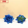 Cabezas de Flores de Rosa Artificiales (Ángulo Rosa) Ventas Directas de Fábrica Flores de Boda Diseño de Escena Exterior para Bodas Arco de Pared de Flores