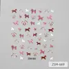Pegatinas para Uñas 2026 Año del Caballo Rojas Festivas con Foil Dorado Dibujos Animados Decoraciones para Uñas Pegatinas para Uñas 5D Tridimensionales en Relieve