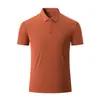 Polos de Negocio de Alta Gama, Ropa de Trabajo Corporativa Personalizada, Logo Bordado, Uniformes de Manga Corta para Empleados, Venta al por Mayor de Fábrica