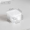 Caja de almacenamiento de clips para papel de escritorio de dormitorio, caja organizadora para estudio y oficina, clip de cola larga, caja organizadora para memorias USB, caja de almacenamiento para esponjas de maquillaje