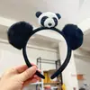 Todo tipo de linda diadema de panda de dibujos animados trenza de Pekín redonda redonda redonda amor linda niñas juegan accesorios para el cabello