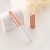 Nuevo Mini Pincel de Labios con Tapa Pincel para Labial Cabeza Redonda Mango Corto Pincel para Tinte de Labios Pincel Cosmético Portátil Pelo Suave con Corrector