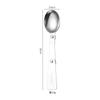 Acero inoxidable 304 cuchara plegable transfronteriza caliente al aire libre conveniente cuchara plegable taza aburrida fácil de llevar cuchara