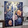 2 PCS Flor Cortina Personagem Fábrica 3D Impressão Digital Transfronteiriça Amazon Cortina Tipo de Flor de Venda Quente