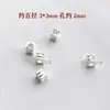 Aleación Tres Líneas Cuentas Cuadradas Pequeñas Espaciador Cristal Ágata Jade Tres Capas Cuadrado Pulsera DIY Accesorios de Joyería Venta al por Mayor