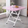 Mesa de Jantar Portátil Simples para Uso Doméstico, Mesa Dobrável para Apartamentos de Aluguel, Pequena Mesa de Jantar Quadrada para Barracas de Rua
