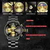 LIGE/Transfronterizo Nuevo Modelo de Cuarzo Multifuncional Deportivo Cronógrafo de Tres Esferas Seis Manecillas Reloj Impermeable Luminoso para Hombre