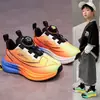 Zapatillas Deportivas para Niños 2026 Otoño Nuevas Zapatillas de Baloncesto Antideslizantes para Niños Medianos y Grandes Transpirables Zapatillas de Correr para Niños Estudiantes