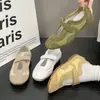 Nuevos Zapatos de Entrenamiento Planos Retro Versátiles de Verano 2026 para Mujer con Punta Redonda y Velcro, Zapatos Casuales Cómodos y Ligeros