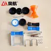 Peças de Reboque Aohang Roda Lateral de Borracha para Reboque de Barco Grupo de Rodas Roller Frame Roda Superior para Reboque de Iate Motocicleta Barco