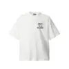 Ftf Galería Básica Dept Calle Principal Americana Estampado de Letras Manga Corta Moderno Ins Moderno Camiseta Blanca