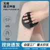 Cepillo de baño de goma tipo dedo, toalla de baño redonda sin dolor, exfoliante potente para eliminar la suciedad y exfoliar la piel para mujeres