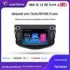 Transfronteiriço Aplicável ao Sistema de Navegação Toyota Rav4 de 7 polegadas, Conectividade com Celular Apple e Android, Dispositivo Tudo-em-Um de Navegação GPS de Tela Grande