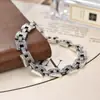 Yuhong nueva cadena de reloj con patrón de hierba Tang tendencia personalidad retro de hombre hip-hop punk moda ventas directas de fábrica