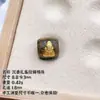 Cuentas de Barril de Madera de Águila Chapadas en Oro de Plata S925 Natural con Agujero para Manualidades DIY de Pulseras, Collares y Decoraciones de Cuerda de Guanyin