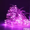 Luzes de Fio de LED com Fio de Cobre, Luzes Decorativas, Luzes Coloridas Piscantes de Natal, Luzes de Ambiente Ajustáveis, Luzes de Fio para Caixa de Presente