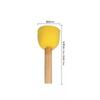 Cabeza de Esponja Redonda Transfronteriza No. 1-5 Sello de Pintura DIY Mango de Tronco Suministro del Fabricante de Materiales de Educación Temprana para Niños