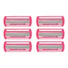 Barbeador Manual Lâmina Multicamada Barbeador Masculino Lâmina de Reposição de Cinco Camadas Seis Camadas Barbeador Feminino de Três Camadas