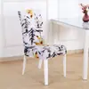Funda de Silla Universal de una Pieza Simple Personalizada Funda de Taburete Tela Elástica Funda de Silla de Comedor Funda de Respaldo de Silla de Hotel