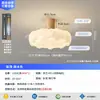 Nova Luminária Ventilador de Teto Invisível para Quarto Estilo Retrô Cor Creme com Padrão de Mármore Falso Design Criativo de Bolha Proteção para os Olhos Luminária Ventilador Elétrico