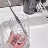 Vaso para enjuague bucal con patrón de glaciar Hogar Transparente Vaso para cepillo de dientes Dormitorio de estudiante Vaso de alto valor de color Taza para lavado de pareja Vaso para cepillo