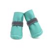 Botas de Lluvia para Perro Camelot Nuevos Zapatos para Mascotas No se Caen Tela de Cuero Completamente Impermeable Suela Antideslizante Resistente al Desgaste