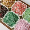 Grava de Colores Acrílico Cuentas Sueltas Simple Manchado DIY Hecho a Mano Cadena para Teléfono Móvil Pulsera Material Accesorios de Joyería