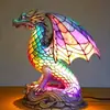 Adornos de resina de la nueva serie de perros transfronterizos, luz nocturna LED, arte, estatua de animal, decoración creativa para el hogar, escritorio