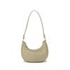 Textura de Alta Gama Primavera y Verano 2025 Nuevo Diseño de Nicho Moda Bolso de Hombro Único de Cuero Suave Tejido Bolso de Hombro Único Trendy para Mujer