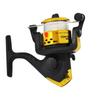 Carrete de Pesca Pequeño Tipo 200 de Plástico con Hilo Tipo Spinning Pequeño Electrochapado con Hilo Carrete para Caña de Mar