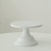Soporte de exhibición para decoración de mesa de postres nórdica, bandeja para pastel, mesa para la hora del té, soporte para bocadillos para la hora del té, estante de patas altas, blanco