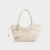 Bolso de Hombro Novedoso de Moda Hecho a Mano Calado, Bolso de Playa Tejido, Bolso Tote de Gran Capacidad