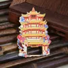 [Serie Hubei] Pegatinas de Madera para Refrigerador Wuhan Xiangyang Enshi Montaña Wudang Wuhan Ciudad Wenchuang Pegatinas para Refrigerador