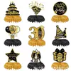 Artigos para Festa de Primeiro Aniversário com Tema Dourado da Amazon, Decorações de Favo de Mel, Decorações de Mesa