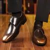 Zapatos de Cuero para Hombre, Estilo Nuevo, Zapatos de Cuero de Negocios con Hebilla Estilo Británico, Zapatos Formales para Hombre, Ropa Profesional para Oficina, Zapatos de Moda para Hombre