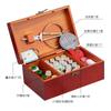 Caja de costura para traje, bolsa de costura, hilo de coser para el hogar, caja de almacenamiento de costura, herramientas de punto de cruz, caja de costura de madera maciza