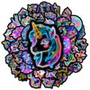 Adesivos de Desenho de Unicórnio Neon Coloridos, Materiais para Diário Coração Girly, Adesivos Decorativos Tendência Cool para Copo de Água, 50 Adesivos à Prova d'Água