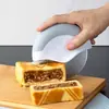 Cortador de pizza caliente para cocina doméstica, corte libre, mini, conveniente, fácil limpieza, cortador de pizza de acero inoxidable