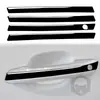 Aplicable a 17-19 Audi nuevo A4La4b9 panel de manija de puerta negro piano negro brillante decoración de modificación de interior de coche