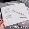 Caderno Gatinho Rosa Estilo Ins Estilo Japonês Bonito Coração de Menina Diário de Estudante Livro de Contas Capa de Couro