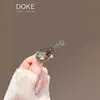 Pinza para el cabello Pipa de flor antigua Temperamento femenino Flequillo Clip lateral Pinza para el cabello Rojo de internet Tocado Hanfu Moda Clip de pico de pato