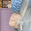 Bolsa pequeña estilo japonés de verano para mujer 2026 nuevo modelo multibolsillos ligera bandolera para caminar y ocio bolsa para teléfono móvil bolso de hombro
