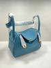 Bolsa Feminina Lindy de Couro de Vaca Togo de Primeira Camada, Nova Bolsa Saco Estilo Europeu e Americano Retrô, Bolsa de Mão da Moda para Mulheres