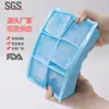 Venda Quente Transfronteiriça 6 Cubos de Gelo Bebida Fria Whisky Molde de Cubo de Gelo Caixa de Gelo Quadrada Doméstica Congelado Silicone Cubo de Gelo