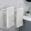 Toallero de aluminio espacial transfronterizo, anillo de toalla cepillado, toallero redondo de ferretería para baño, accesorios de baño