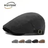 Gorra clásica de espiga para hombre, gorra de béisbol cálida con forro de forro polar para otoño e invierno, boina retro británica para mujer