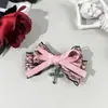 Estilo Oscuro Dulce Fresco Encaje Lazo Cruzado Pasador de Pelo Moda Femenina Personalizado Estilo Gótico Lolita Accesorios para el Cabello Tocado