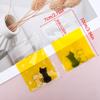 Venta caliente bolsa de embalaje autoadhesiva de dibujos animados bolsa para hornear galletas pulsera de copo de nieve pulsera bolsa para jabón hecho a mano máquina selladora de bolsas para joyería
